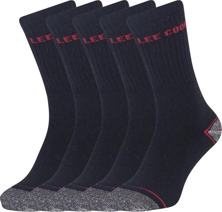 Actual product image Lee Cooper Mens Logo Socks (Pack of 5) (5-pack, 39.5 - 45.5)