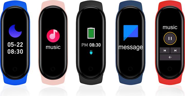 Actual product image PhoneLook Active Fitness Tracker M7 Bracelet sportif intelligent Montre connectée Bluetooth