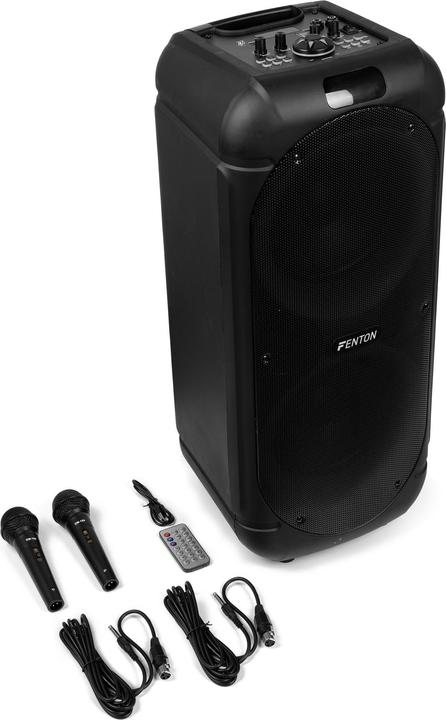 Actual product image Fenton Party Speaker - Track510 party box met Bluetooth en lichteffecten - Met (6 h, Electrical connection, Rechargeable battery operated)
