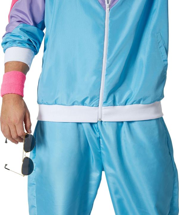 Actual product image tectake men's costume retro 80s 90s years tracksuit set (XXL)