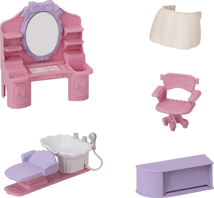 Image du produit Sylvanian Families Salon de coiffure Pony's Stylish Hair Salon