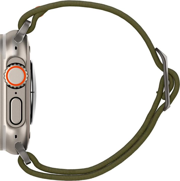 Produktbild Spigen Fit Lite Band für Apple Watch Series 42, 44, 45, 49 mm - khaki (42 mm, 44 mm, 45 mm, 49 mm, Nylon, Fabric, Stainless Steel)