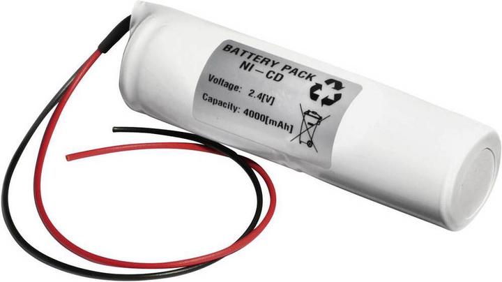 Actual product image Emmerich Emergency lights battery escape 4000 mAh with cables