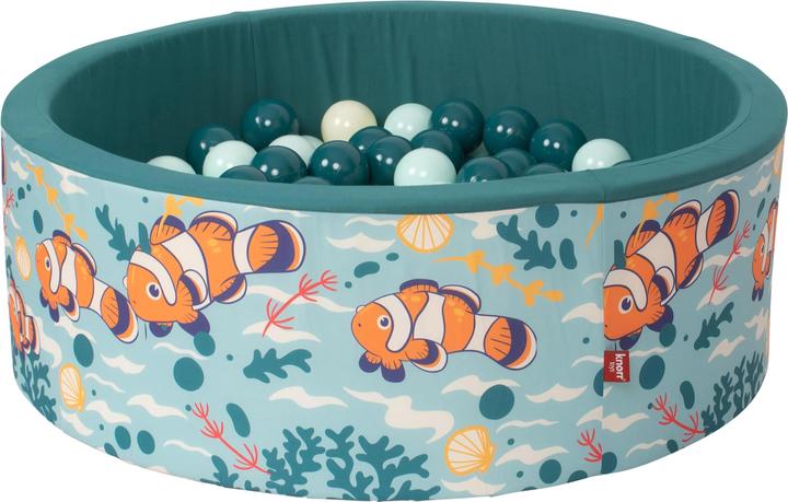 Produktbild Knorrtoys Bällebad soft - "Clownfisch" - 150 balls beige/light mint/dark sea