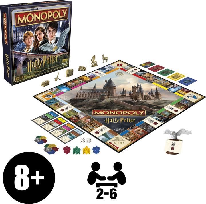Image du produit Hasbro Gaming Monopoly Harry Potter (Italien)