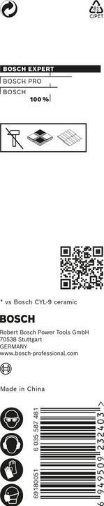 Actual product image Bosch Professional Zubehör Expert HEX-9 HardCeramic drill bit, 4 x 90 mm (4 millimetres)