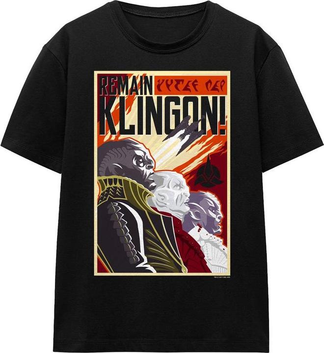 Produktbild Universal Textiles Remain Klingon TShirt (S)