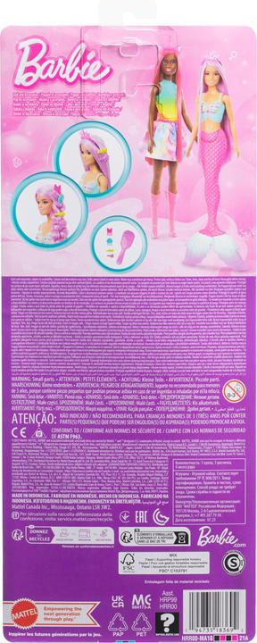 Actual product image Barbie New Long Hair Fantasy Doll Mermaid