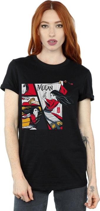 Immagine prodotto Disney Mulan Movie Comic Style Maglietta Ampia Donna (S)