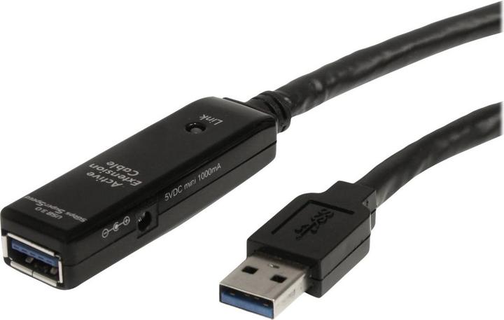Actual product image StarTech 10 m active USB 3.0 SuperSpeed extension cable - plug/socket (10 m, USB 3.2 Gen 1)