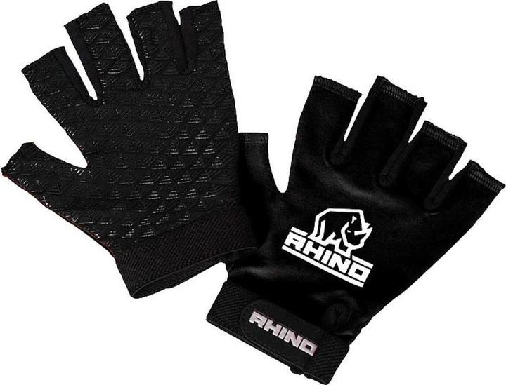 Actual product image Unisex Adult Pro Half Finger Rugby Mitts (S, M)