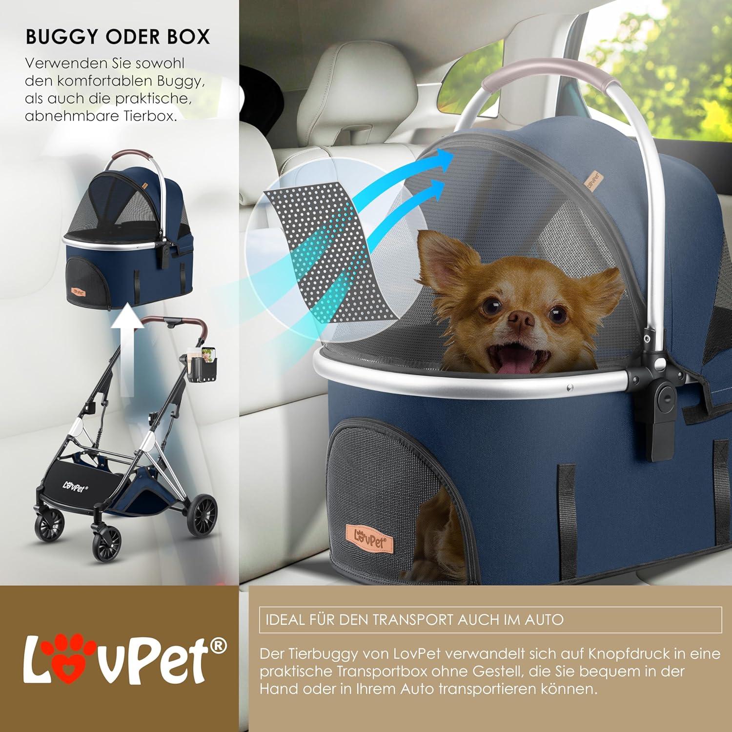 Scaletta Per Cani 2 Gradini - Rampa Morbida Con Copertura Lavabile, Per Divano E Letto - Foto 3