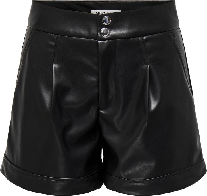 Produktbild Only ONLIZARA Hohe Taille Normal geschnitten Shorts in Lederoptik Shorts in Lederoptik (XXL)