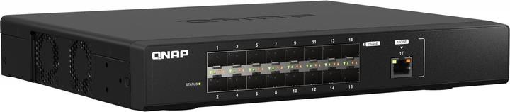 Actual product image QNAP QSW-M5216-1T 16x 25GbE, 1x 10GbE (16 Ports)