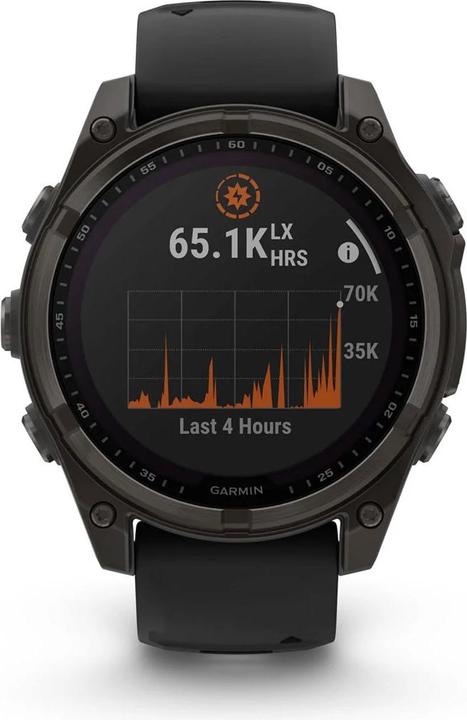 Image du produit Garmin Fenix 8 Solar Sapphire Titan (47 mm)