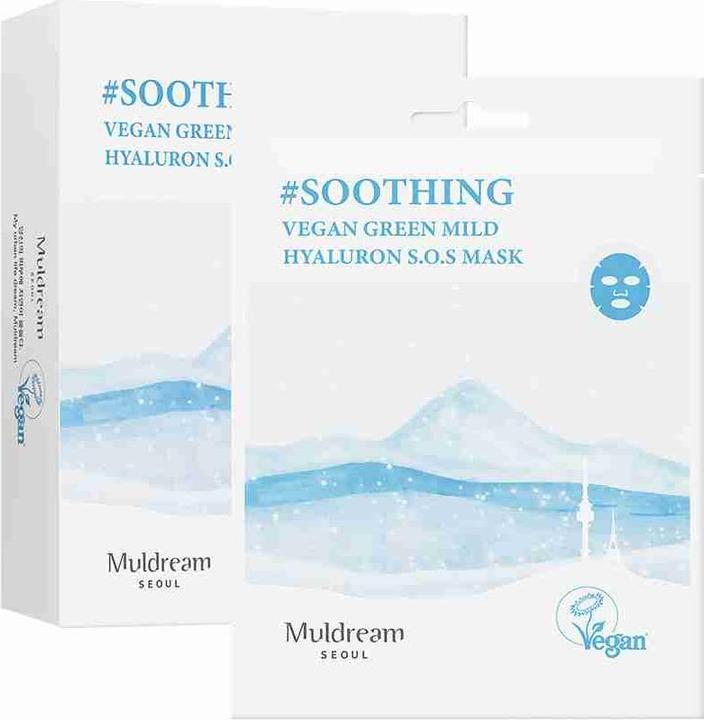 Produktbild Muldream Vegan Green Mild Hyaluron S.O.S Mask