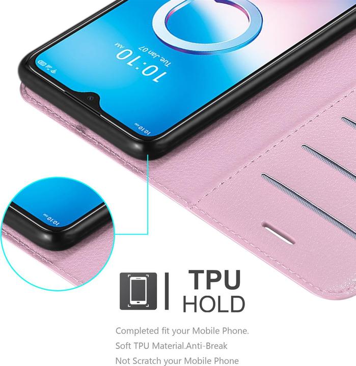 Produktbild Cadorabo Book mit Standfunktion Cover (Alcatel 1S (2020))