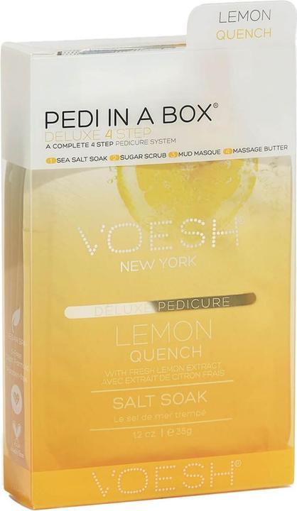 Image du produit Voesh Pedi Lemon Quench (Crème et gel pour les pieds, Masque de pied, Bain de pieds)
