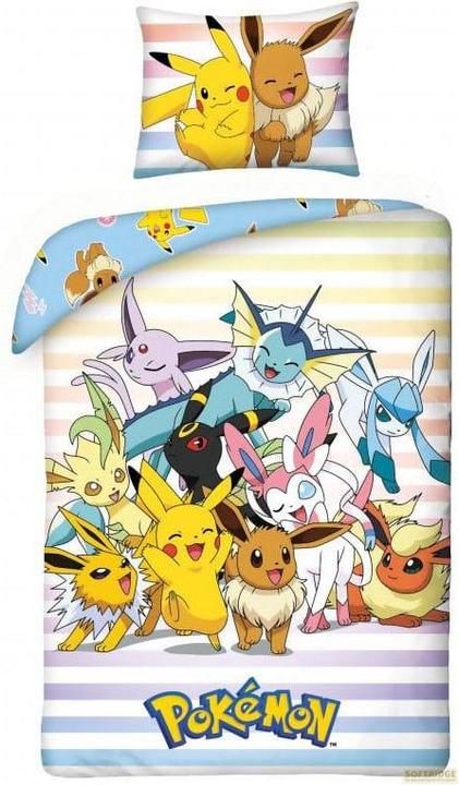 Halantex Pokémon bed linen Pikachu, Evoli & Friends 140 x 200 cm / 70 x 90 cm