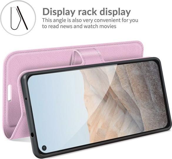 Actual product image MU Classic Litchi Leather Bookcover Series (Google Pixel 5a)
