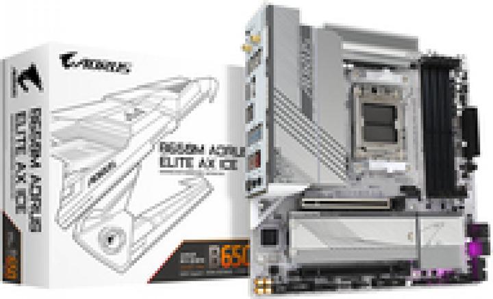 Gigabyte B650M Aorus Elite AX ICE (AM5, AMD B650, mATX)