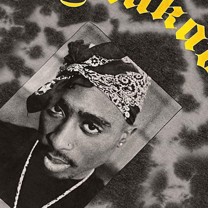 Actual product image Tupac Shakur Unisex Adult Makaveli Tie Dye T-Shirt (L)