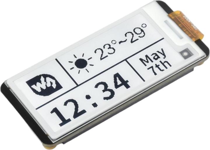 Actual product image WaveShare 2.13inch E-Ink Display HAT+ for Raspberry Pi