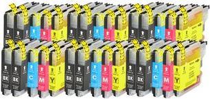 Actual product image Hermex Alternative ink cartridge to Brother LC-985 CMYK (M, Y, C, FC)