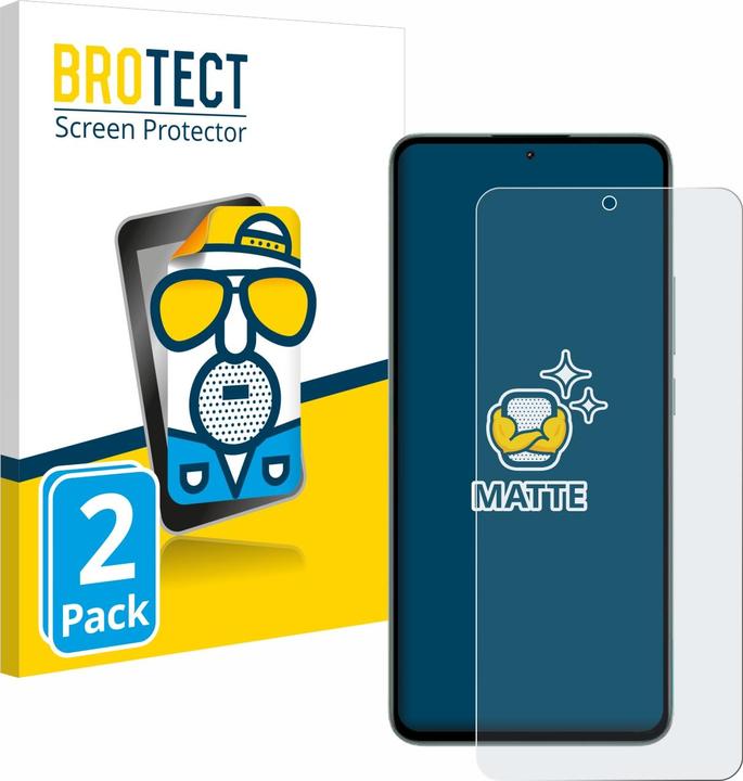Actual product image BROTECT Anti-glare screen protector matt (2 Piece, Xiaomi 13T)