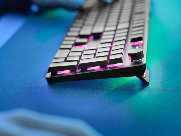Actual product image Trust GXT868 TORIX Wirless Mechanical Keyboard (US, Wireless, Cable)