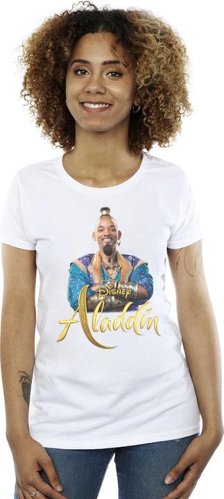 Actual product image Disney Womens/Ladies Aladdin Movie Genie Photo Cotton T-Shirt (XL)