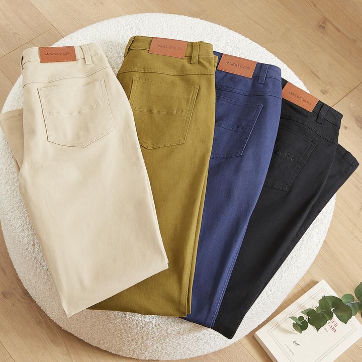 Immagine prodotto Anne Weyburn Pantaloni dritti a cinque tasche in cotone elasticizzato (48)