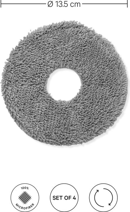 Actual product image Deltalabs Cleaning pad for DREAME L10s Ultra Mop, 4 pieces