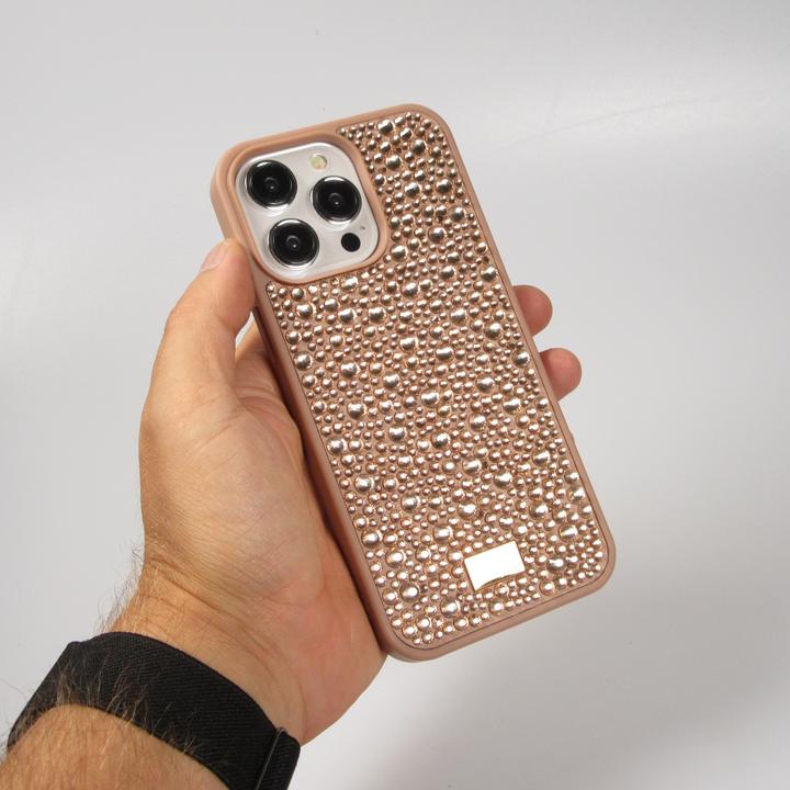 Produktbild PhoneLook Hülle Glitzer Diamant The Bling World gold (Apple iPhone 15 Pro)