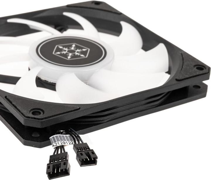 Actual product image Silverstone SST-AS120B-ARGB, RGB fan (120 mm, 1 x)