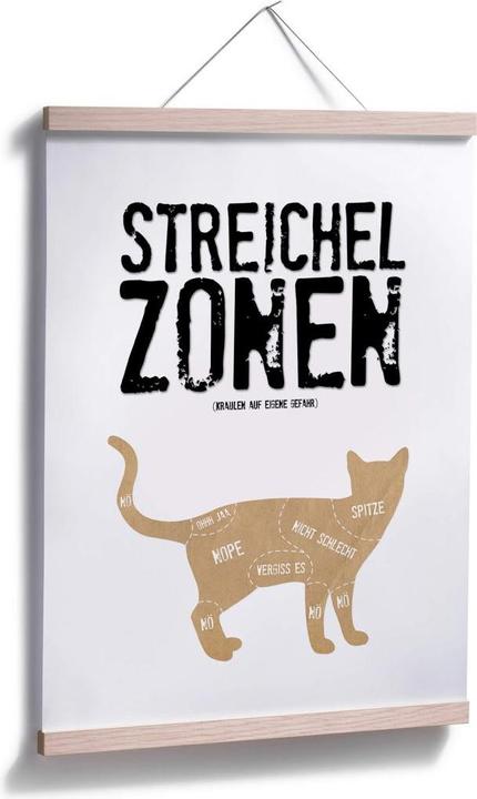 Image du produit Trenddeko Zones de caresses - Chat (50 x 60 cm)