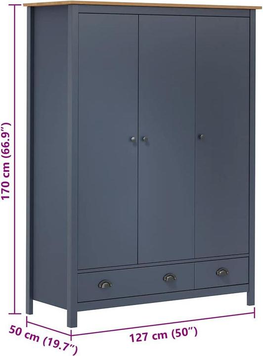 Actual product image VidaXL Oenone (127 x 50 x 170 cm)