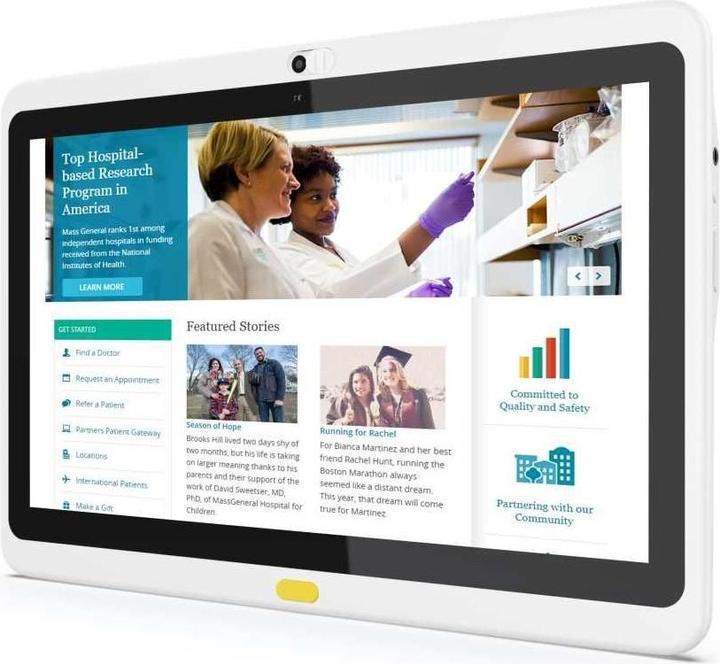 Immagine prodotto Allnet Tablet medico PoE da 15 pollici con RK3568 Android 11 4GB/16GB (Solo WiFi, 15", 16 GB, Bianco)