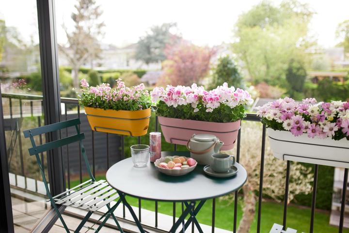 Actual product image Elho Vibia Campana Balcony Box Allin1 (26 cm)