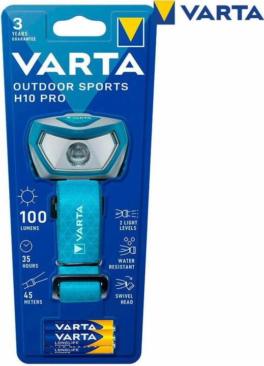 Image du produit Varta Lampe de poche Outdoor Sports H10 Pro 3AAA (100 lm)