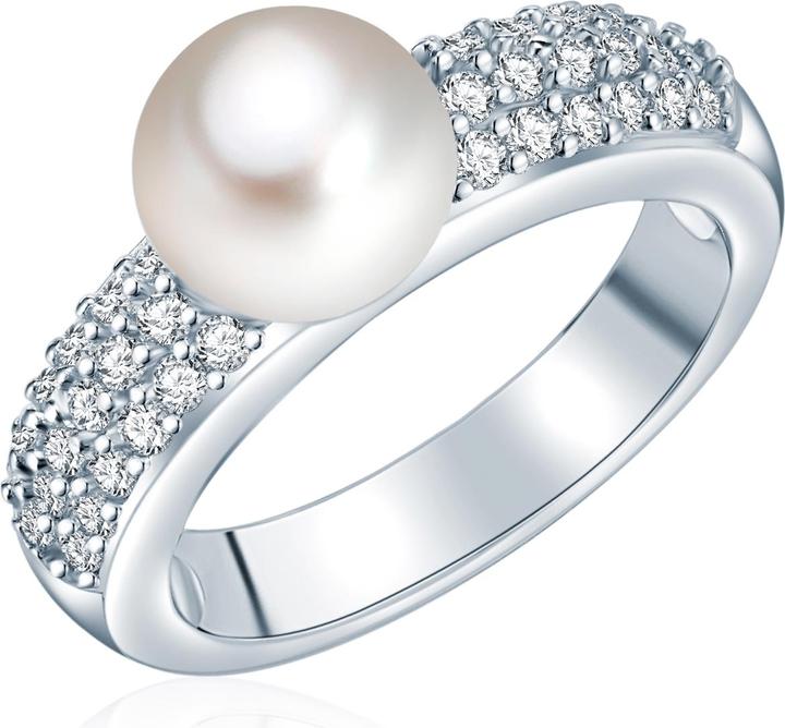 Image du produit Valero Pearls Femme argent sterling zirconium perle d'eau douce de culture argent - 3848 (27, 50, Argent 925)