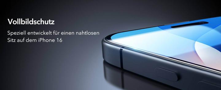 Image du produit ESR Protection d'écran en verre trempé (1 pièce(s), Apple iPhone 16, Apple iPhone 15)
