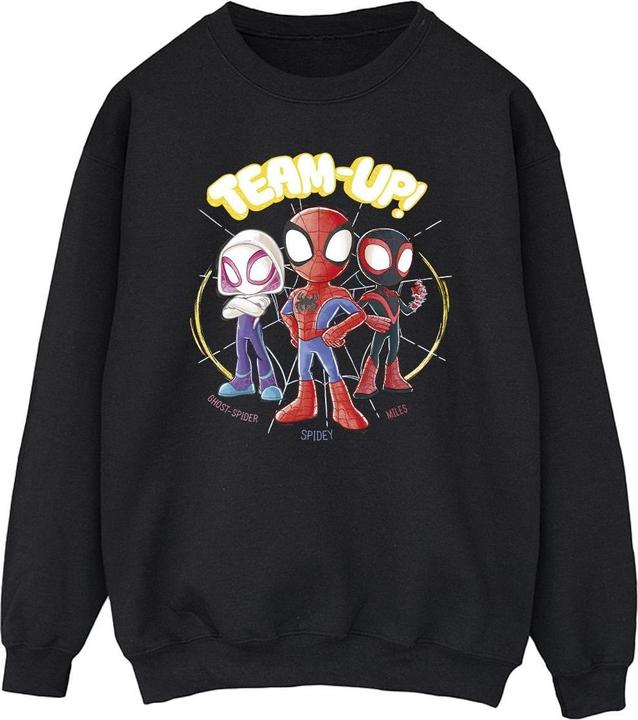 Actual product image Mens Spidey And His Amazing Friends Sketch Sweatshirt (4XL)