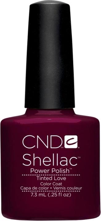 CND Shellac - Color Coat Tinted Love (PLUM, Berry, UV-Gel Lack)