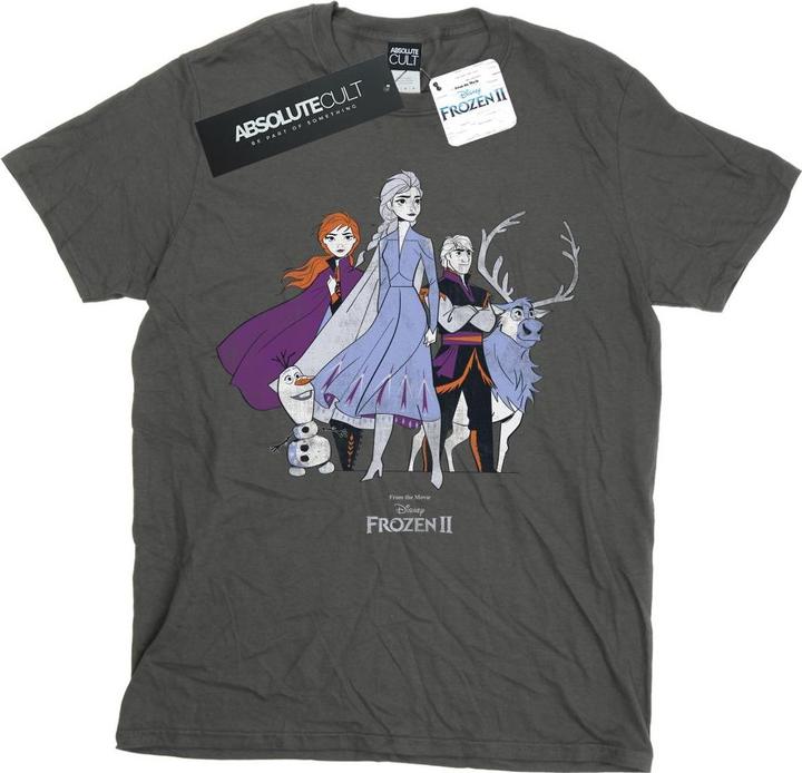 Immagine prodotto Disney Frozen 2 Distressed Group Maglietta Ampia Donna (M)
