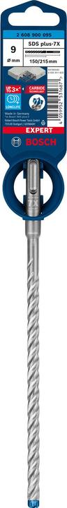 Actual product image Bosch Professional Zubehör Expert SDS plus-7X hammer drill bit, 9 x 150 x 215 mm (9 millimetres)