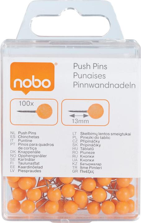 Image du produit Nobo Ongles au Riz Orange (100 pièce(s), 20 mm)