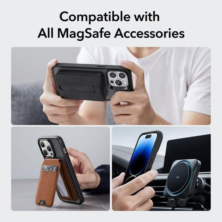 Actual product image ESR Ch Halolock Magsafe Iphone 14 Pro Frosted Black (Apple iPhone 14 Pro)