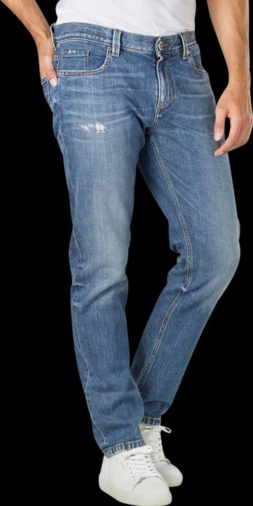 Actual product image Alberto Organic Premium Pipe Jeans Regular Slim Fit Blue (W38/L34)