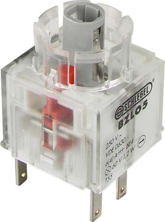 Actual product image Schlegel BZLO5 AU Illuminated pushbutton contact 1Ö